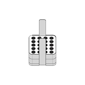 Adaptador tubular 5810745004 para rotores A-4-81 y S-4x500
